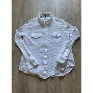 Prince & Fox Shirt Size XL| Women’s Lightweight 100% Cotton White